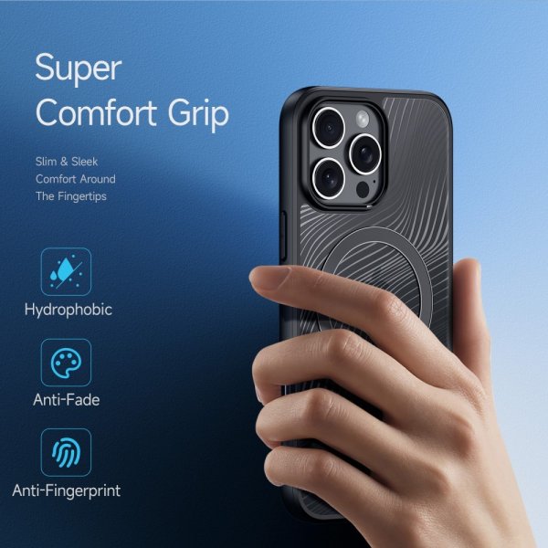 iPhone 16 Pro Max Skal Aimo Series MagSafe Svart