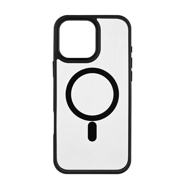 iPhone 16 Pro Max Skal Bumper MagSeries Transparent Svart