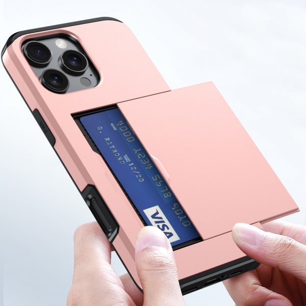 iPhone 16 Pro Max Skal Card Slide Svart