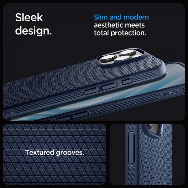 iPhone 16 Pro Max Skal Liquid Air Navy Blue
