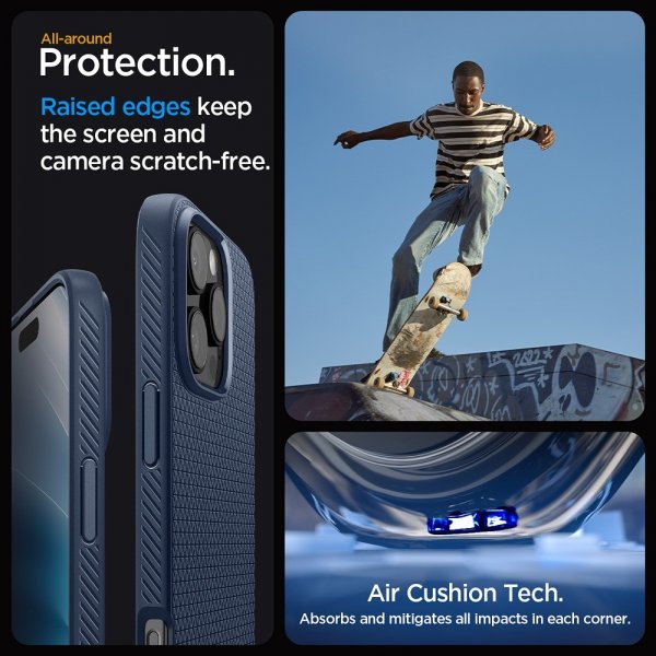 iPhone 16 Pro Max Skal Liquid Air Navy Blue