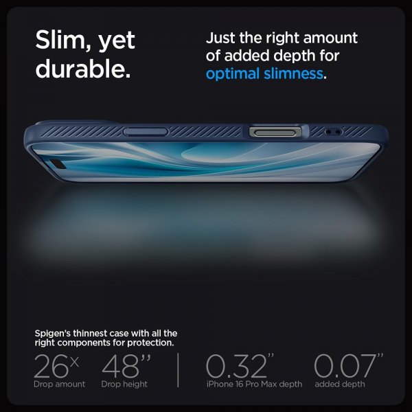 iPhone 16 Pro Max Skal Liquid Air Navy Blue