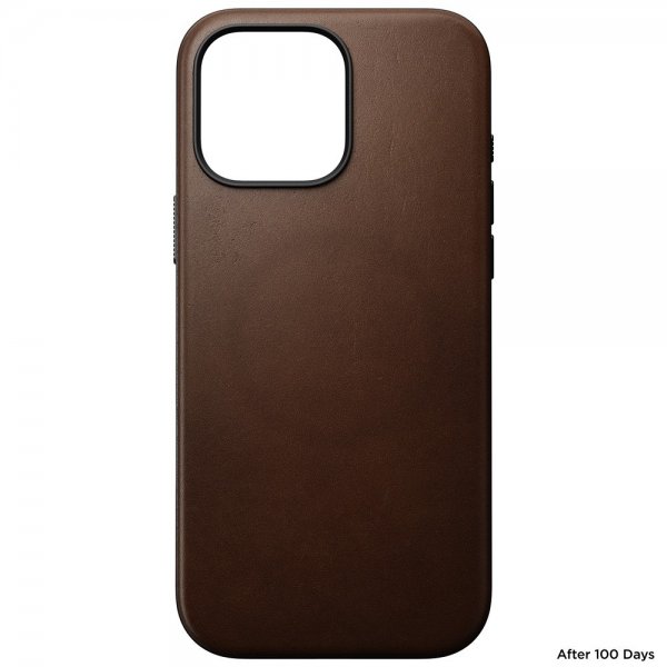 iPhone 16 Pro Max Skal Modern Leather Case Brun