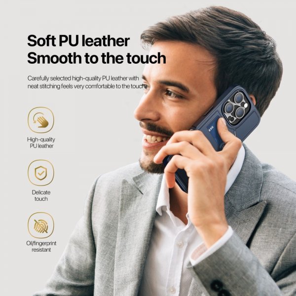 iPhone 16 Pro Max Skal Rafi II Series MagSafe Blå