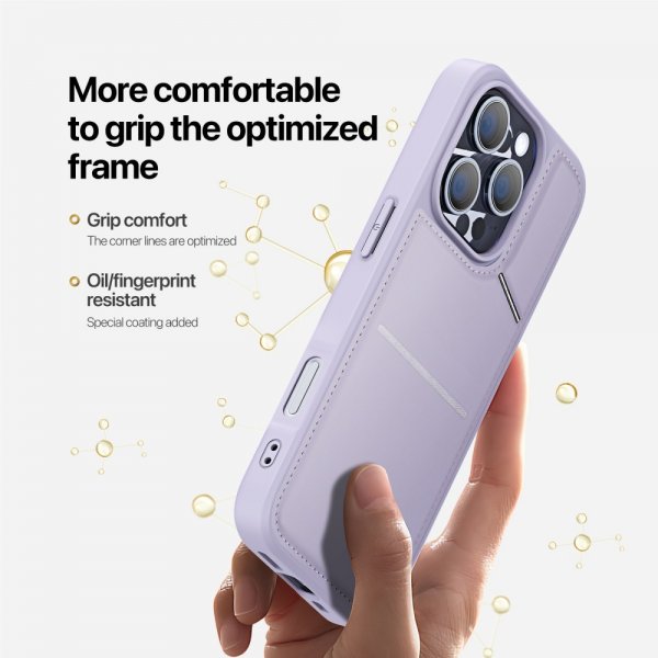 iPhone 16 Pro Max Skal Rafi II Series MagSafe Lila