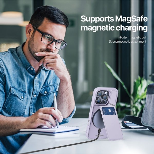 iPhone 16 Pro Max Skal Rafi II Series MagSafe Lila