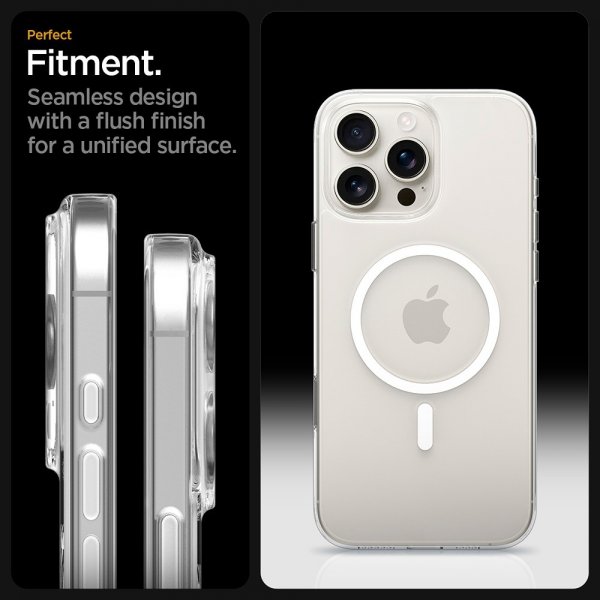iPhone 16 Pro Max Skal Thin Fit T MagFit Clear White