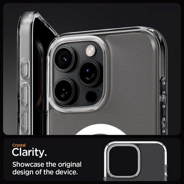 iPhone 16 Pro Max Skal Ultra Hybrid MagFit Frost Clear