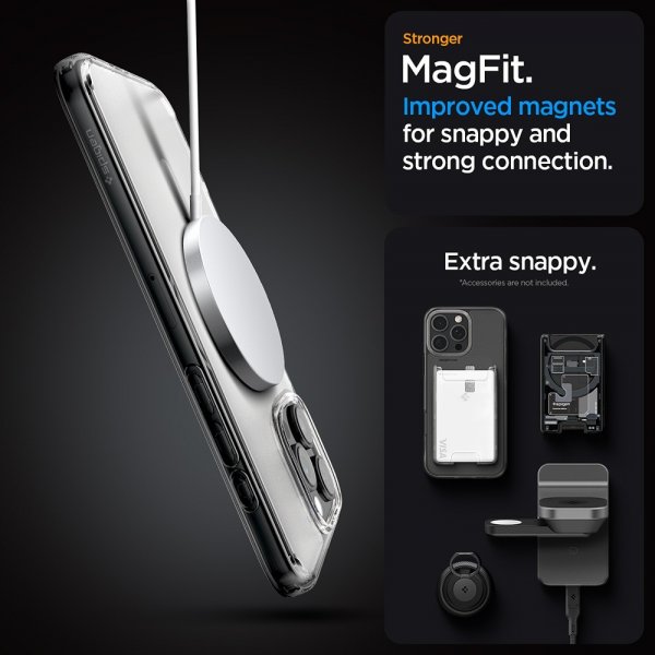 iPhone 16 Pro Max Skal Ultra Hybrid MagFit Frost Clear