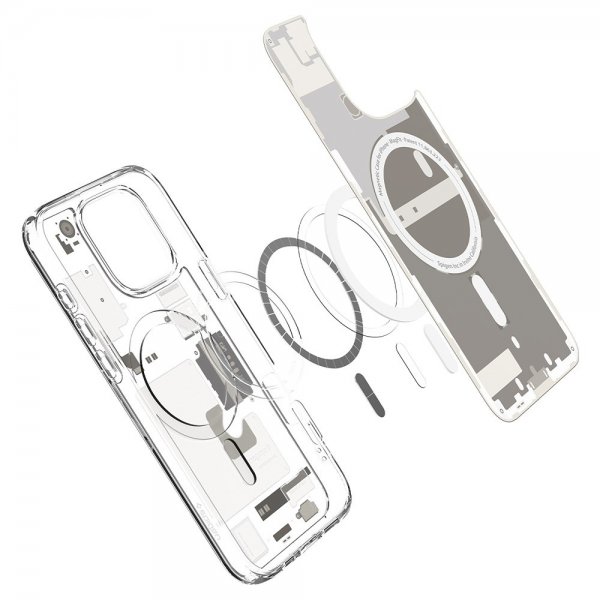 iPhone 16 Pro Max Skal Ultra Hybrid Zero One MagFit Natural Titanium