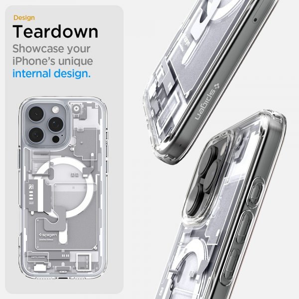iPhone 16 Pro Max Skal Ultra Hybrid Zero One MagFit Vit
