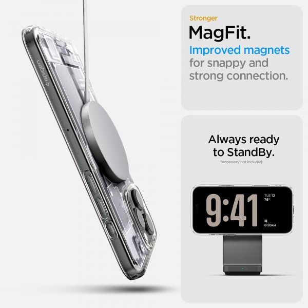 iPhone 16 Pro Max Skal Ultra Hybrid Zero One MagFit Vit
