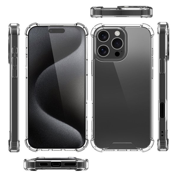 iPhone 16 Pro Skal Stöttålig Transparent