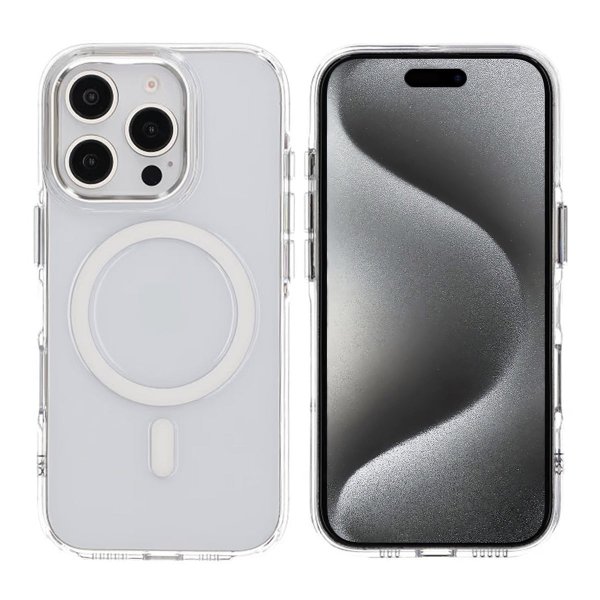 iPhone 16 Pro Skal Kamerasarg MagSafe Transparent