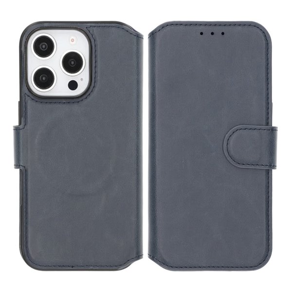 iPhone 16 Pro Fodral 4 Kortfack MagSafe Blå