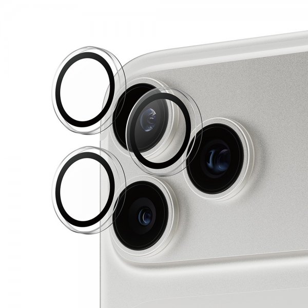 iPhone 16 Pro/Pro Max/17 Pro/Pro Max Kameraskydd Hoops Transparent