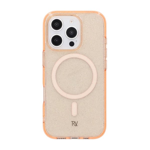 iPhone 16 Pro Skal Glitter MagSafe Guld