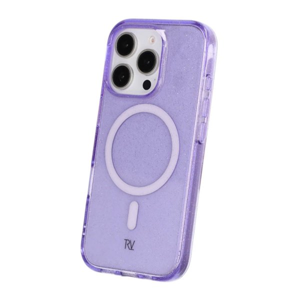 iPhone 16 Pro Skal Glitter MagSafe Lila