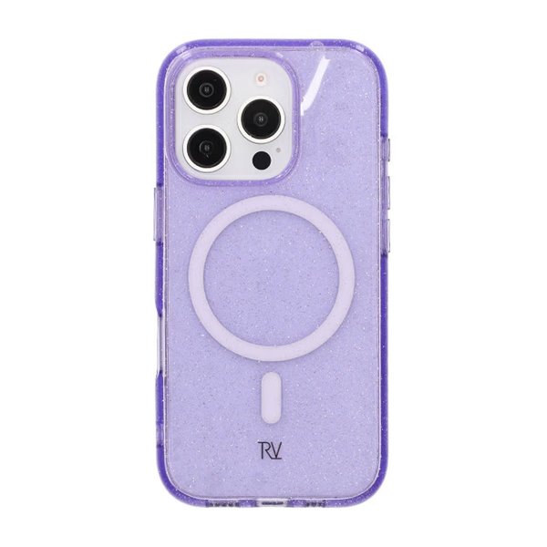 iPhone 16 Pro Skal Glitter MagSafe Lila