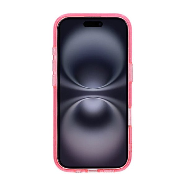 iPhone 16 Pro Skal Glitter MagSafe Rosa