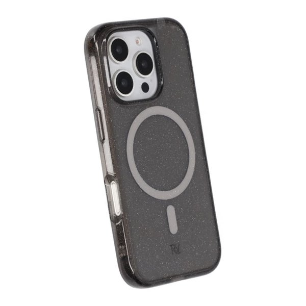iPhone 16 Pro Skal Glitter MagSafe Svart