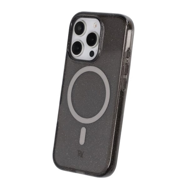iPhone 16 Pro Skal Glitter MagSafe Svart