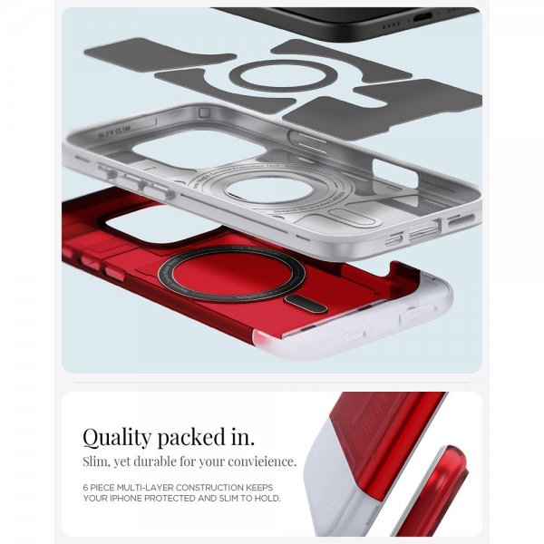 iPhone 16 Pro Skal Classic C1 MagFit Ruby