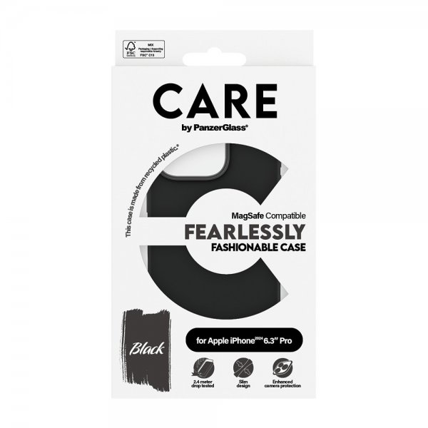 iPhone 16 Pro Skal Fashionable MagSafe Svart