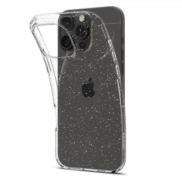 iPhone 16 Pro Skal Liquid Crystal Glitter Crystal Quartz