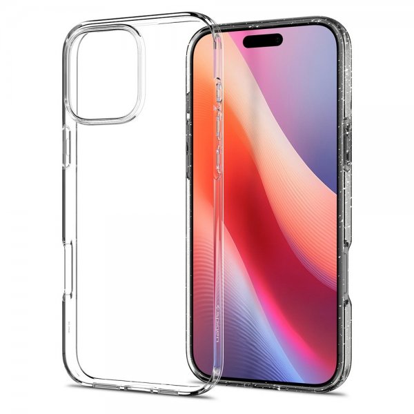 iPhone 16 Pro Skal Liquid Crystal Glitter Crystal Quartz