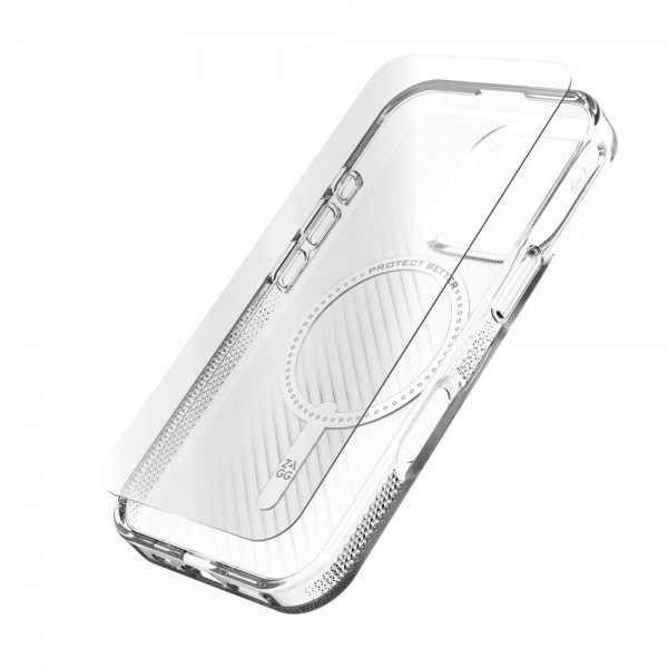 iPhone 16 Pro Skal med Skärmskydd Luxe Snap & Glass