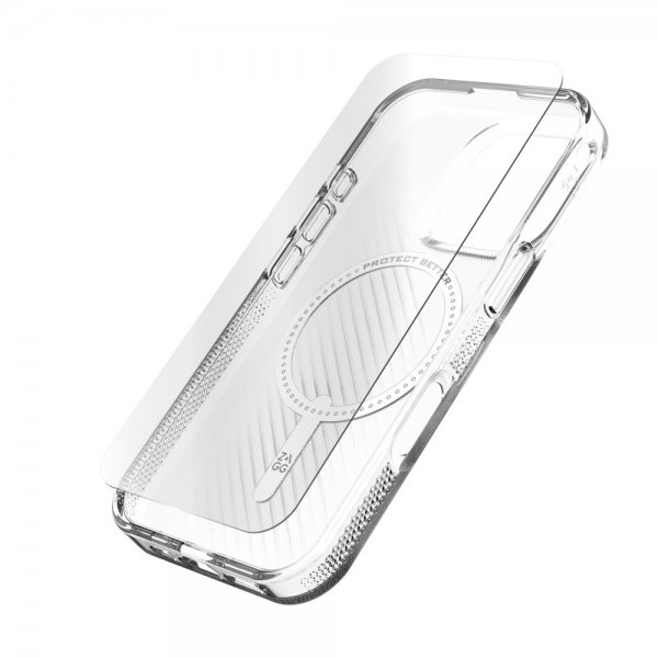 iPhone 16 Pro Skal med Skärmskydd Luxe Snap & Glass