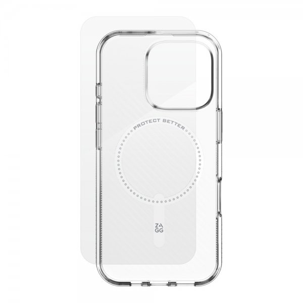 iPhone 16 Pro Skal med Skärmskydd Luxe Snap & Glass