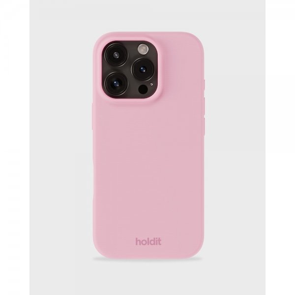 iPhone 16 Pro Skal Silikon Rosa