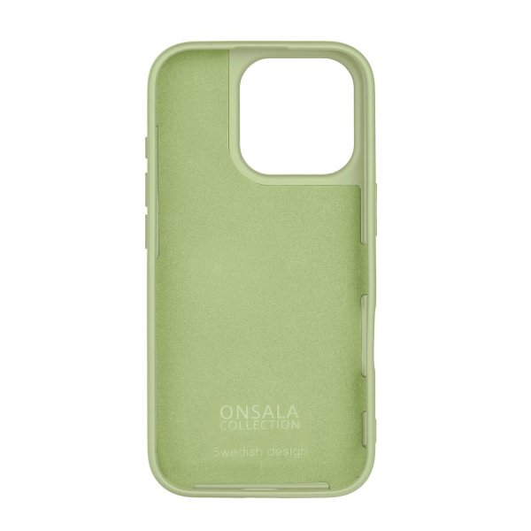 iPhone 16 Pro Skal Silikonkänsla Lime
