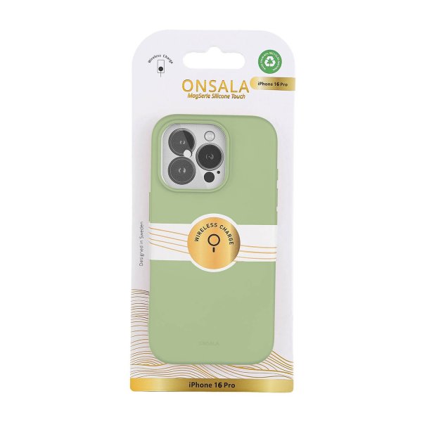 iPhone 16 Pro Skal Silikonkänsla Lime