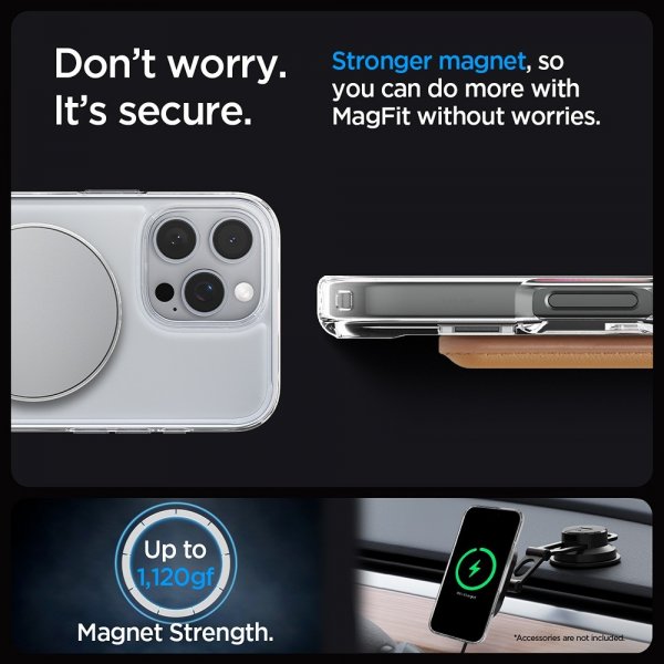 iPhone 16 Pro Skal Ultra Hybrid S MagFit Crystal Clear