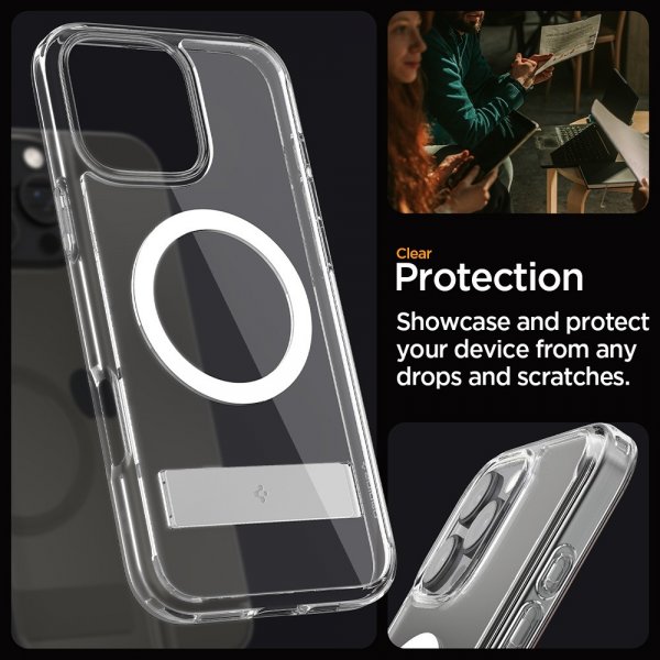 iPhone 16 Pro Skal Ultra Hybrid S MagFit Crystal Clear