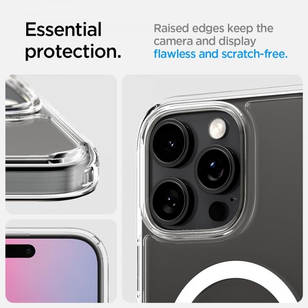 iPhone 16 Pro Skal Ultra Hybrid T MagFit Clear White