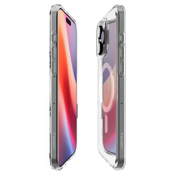 iPhone 16 Pro Skal Ultra Hybrid T MagFit Clear White