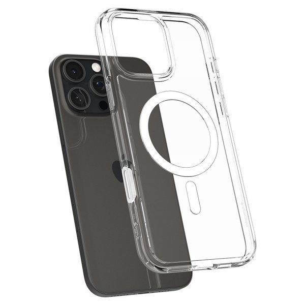 iPhone 16 Pro Skal Ultra Hybrid T MagFit Clear White