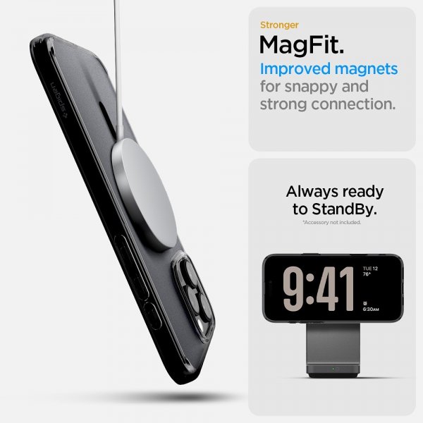 iPhone 16 Pro Skal Ultra Hybrid T MagFit Frost Black