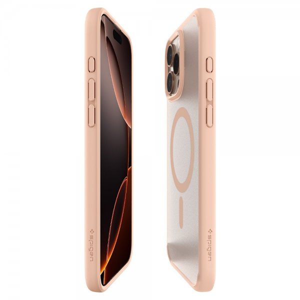iPhone 16 Pro Skal Ultra Hybrid T MagFit Frost Rose Titanium