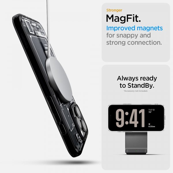 iPhone 16 Pro Skal Ultra Hybrid Zero One MagFit Svart