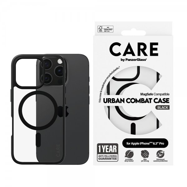iPhone 16 Pro Skal Urban Combat MagSafe Svart