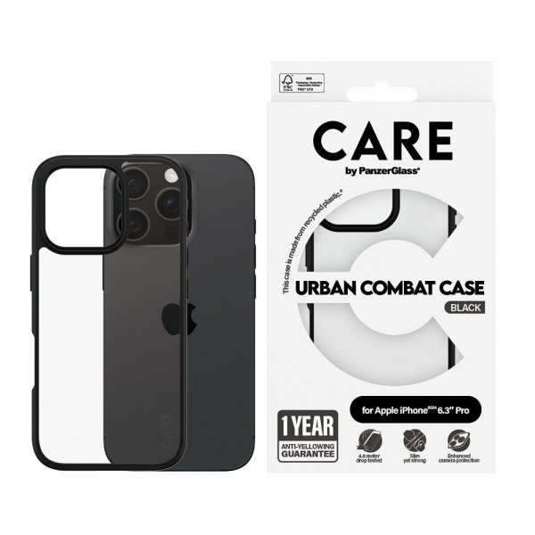 iPhone 16 Pro Skal Urban Combat Svart