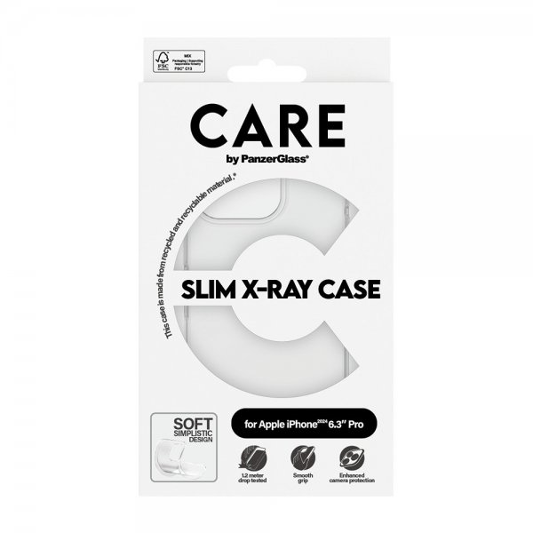iPhone 16 Pro Skal X-Ray Transparent