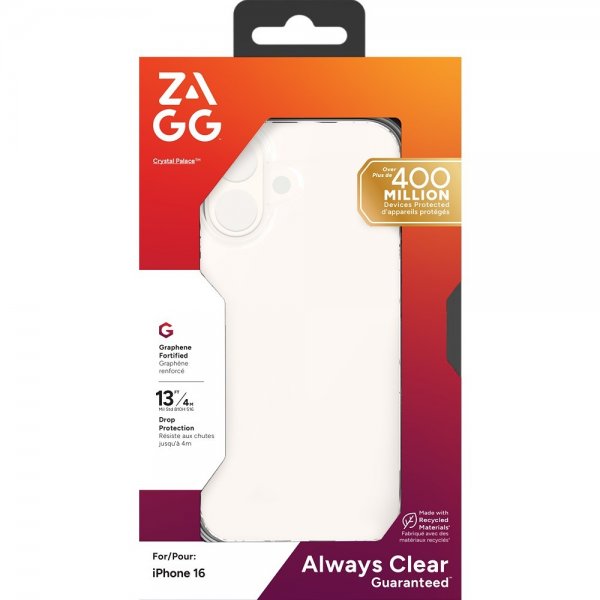 iPhone 16 Skal Crystal Palace Transparent