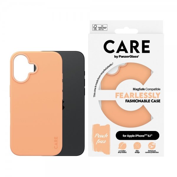 iPhone 16 Skal Fashionable MagSafe Peachy