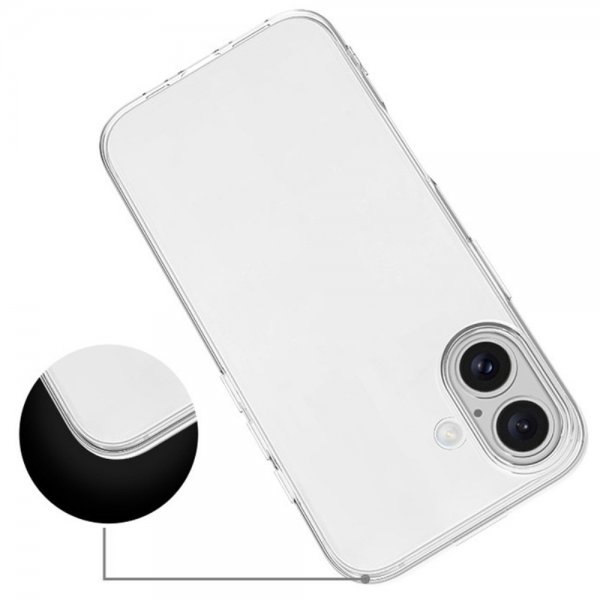 iPhone 16 Skal Feather Series Transparent